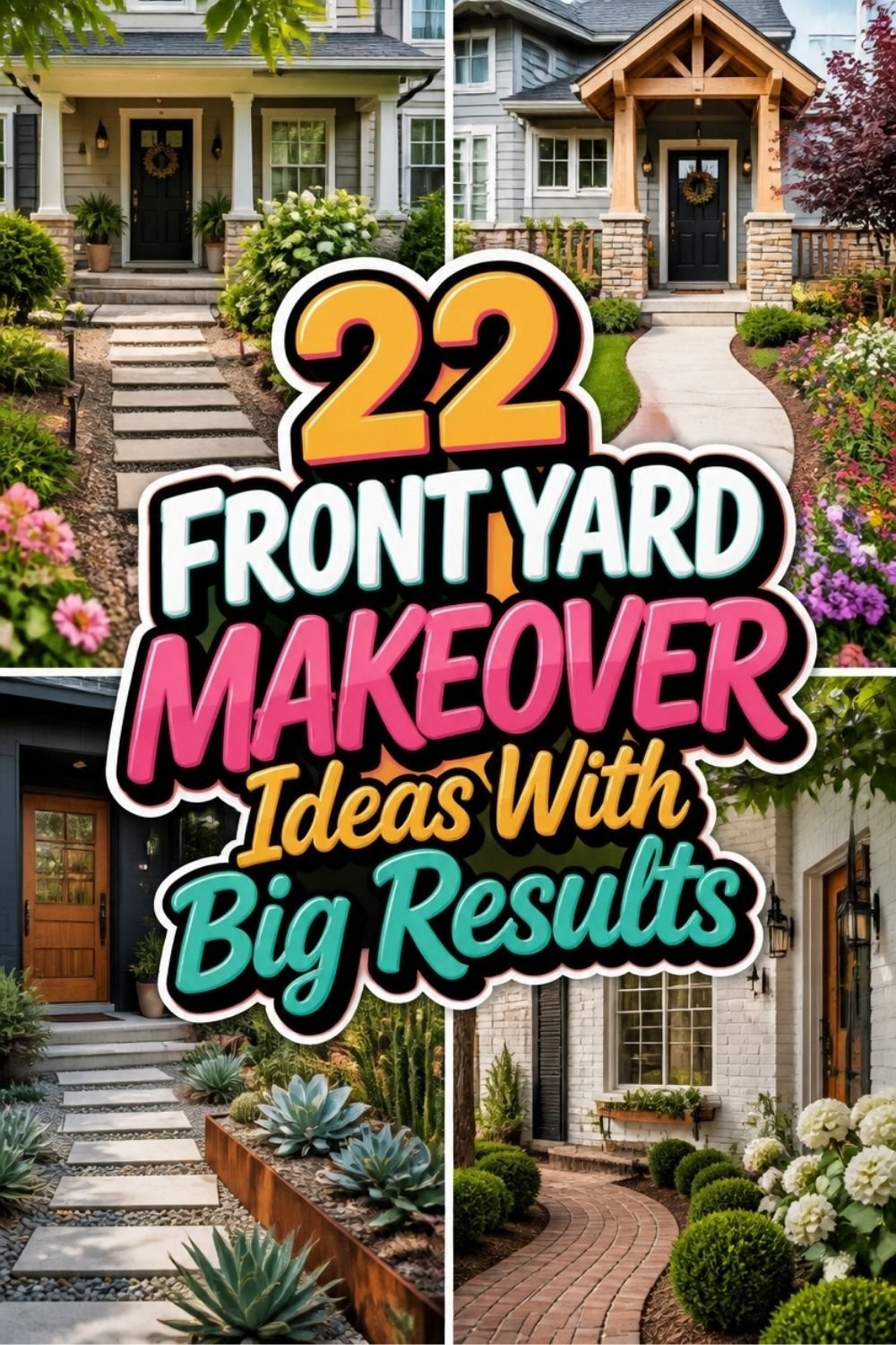 22 FRONT YARD MAKEOVER Ideas With Big Results!