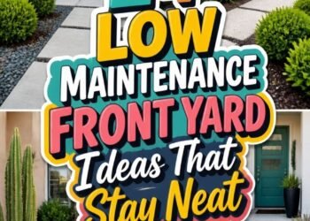 24 LOW MAINTENANCE FRONT YARD Ideas That Stay Neat!