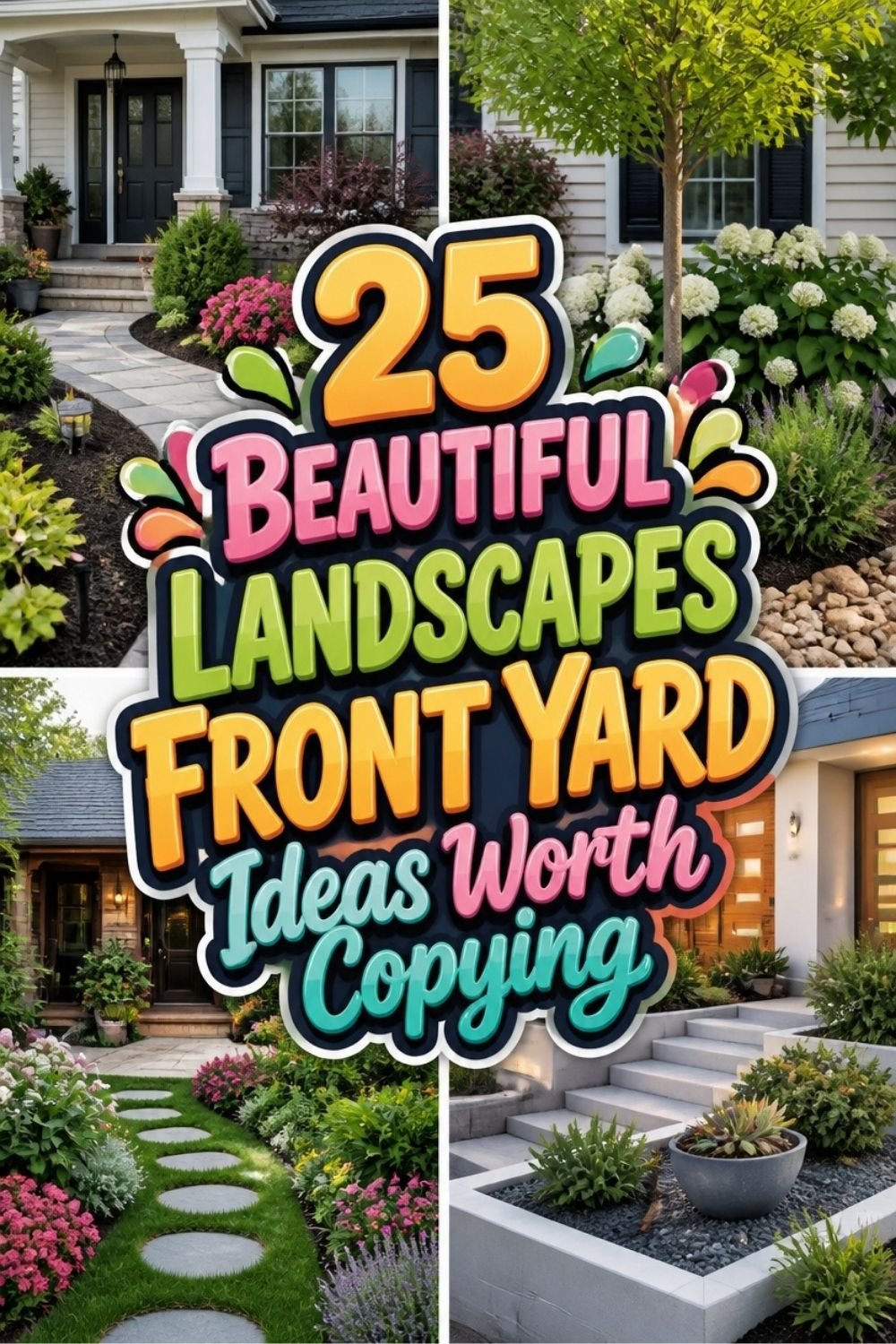 25 BEAUTIFUL LANDSCAPES FRONT YARD Ideas Worth Copying