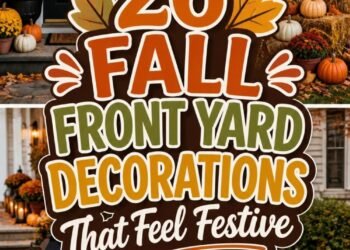 26 FALL FRONT YARD DECORATIONS That Feel Festive!