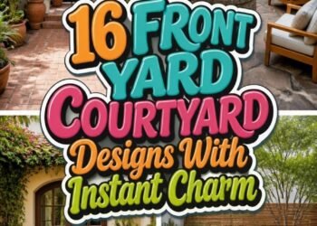 16 FRONT YARD COURTYARD Designs With Instant Charm!