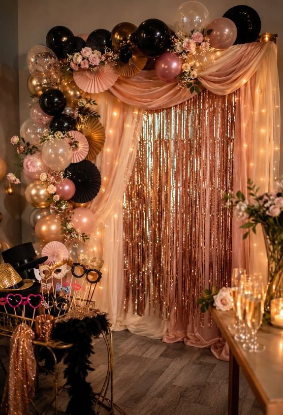 DIY Decorated Photo Booth Backdrops