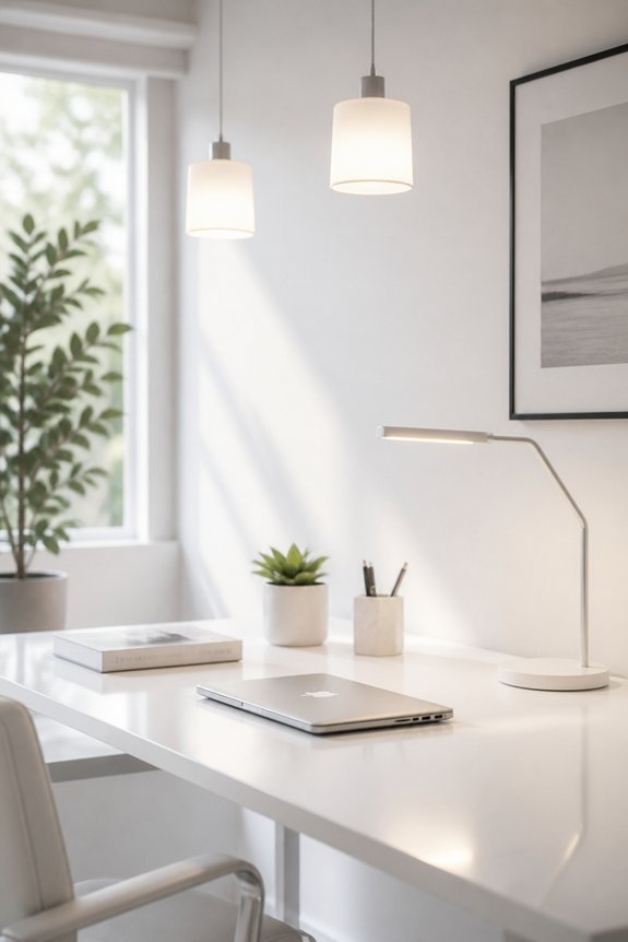 bright focused balanced lighting