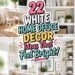 bright white home office decor