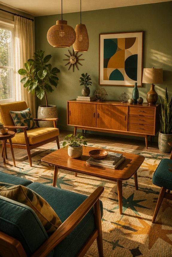 budget mid century modern styling