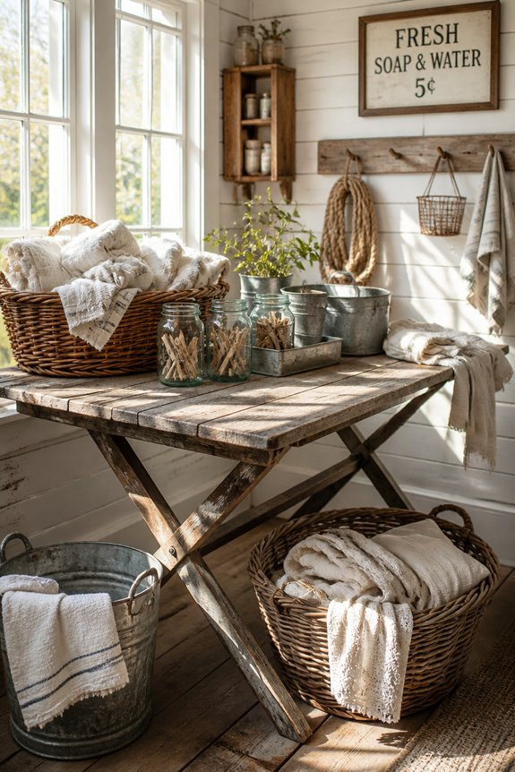 charming farmhouse folding table