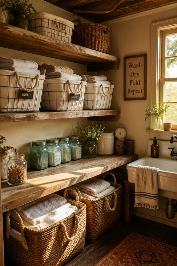 charming farmhouse wire organization