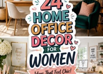chic home office decor ideas