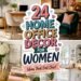 chic home office decor ideas
