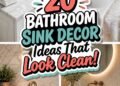 clean bathroom sink d cor