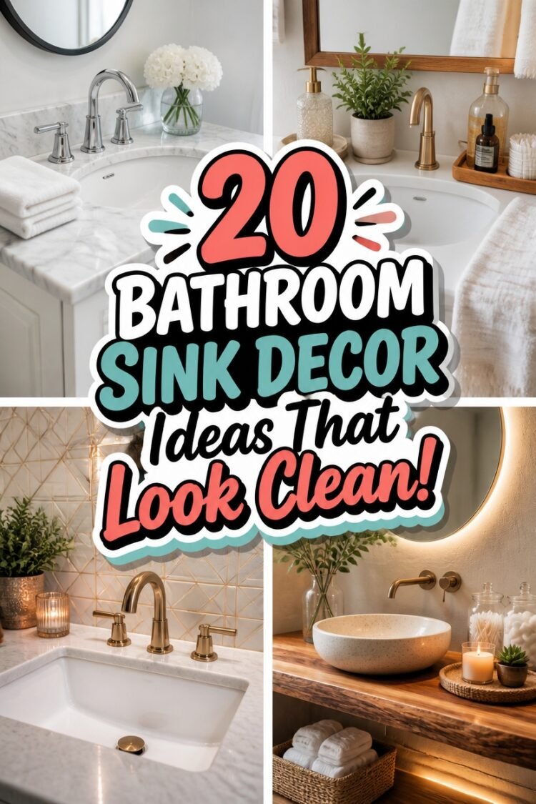 clean bathroom sink d cor