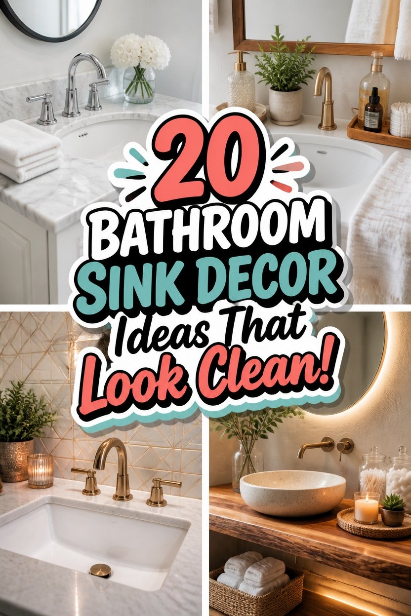 clean bathroom sink d cor
