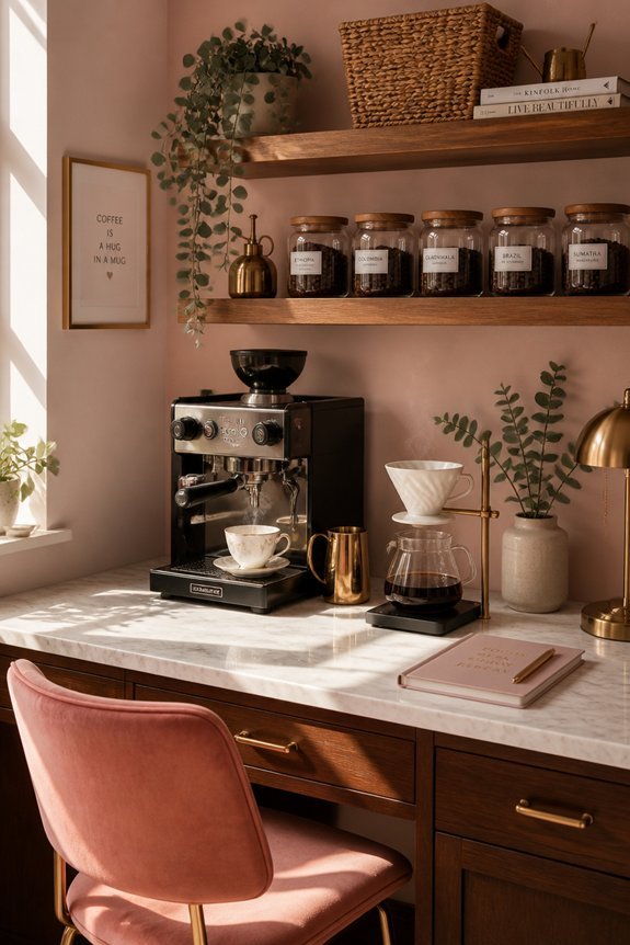 compact coffee station essentials