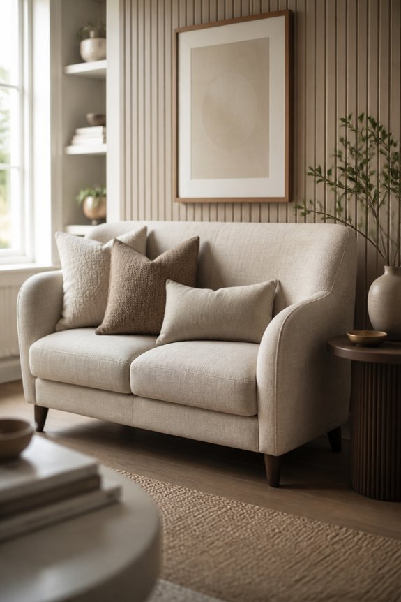 compact loveseats for comfort