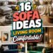 cozy living room sofas