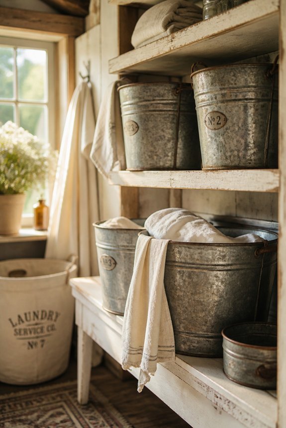 durable galvanized storage buckets