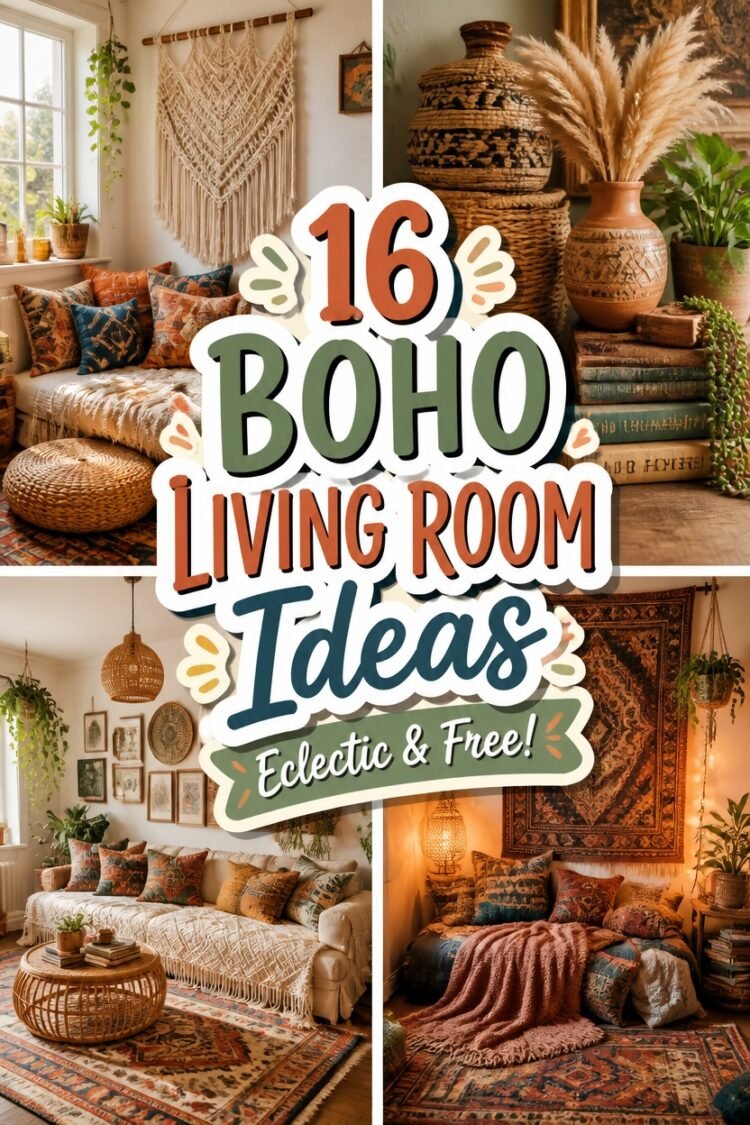 eclectic boho living room