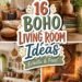 eclectic boho living room