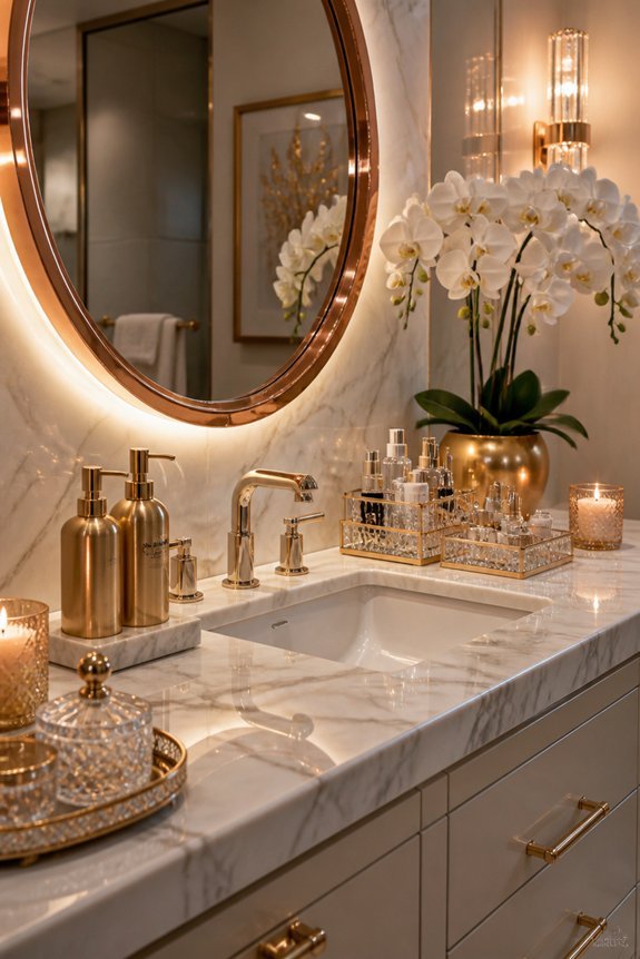 elevate with subtle metallics