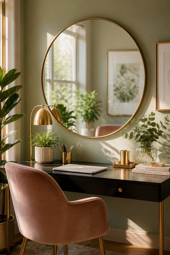 enhance space with mirrors