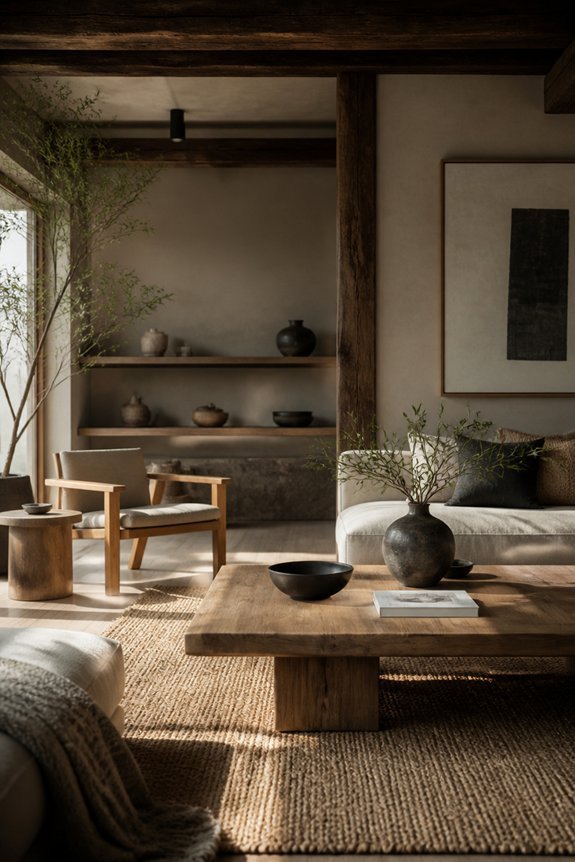 enhance warmth with textures