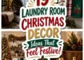 festive laundry room decor