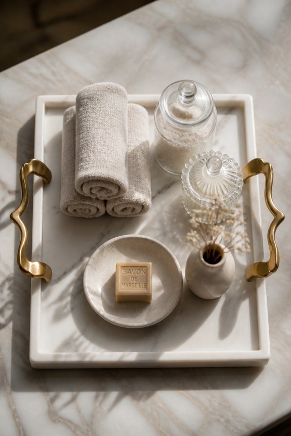functional decorative tray handles