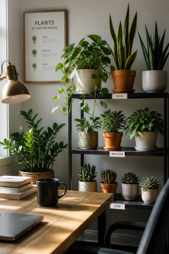 group plants by thirst