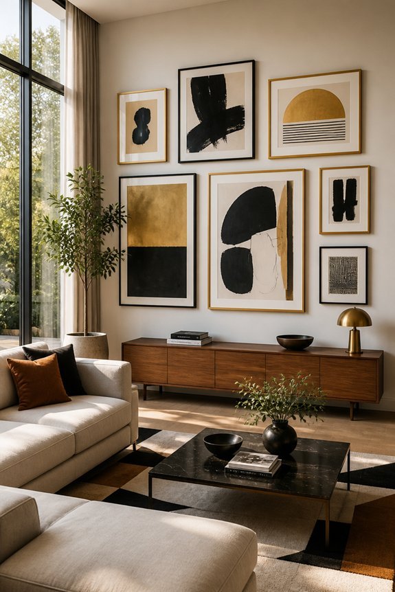 hang art at eye level