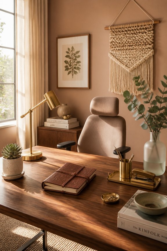 inspiring personal desk decor