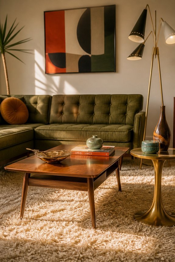 intentional mid century furniture choices