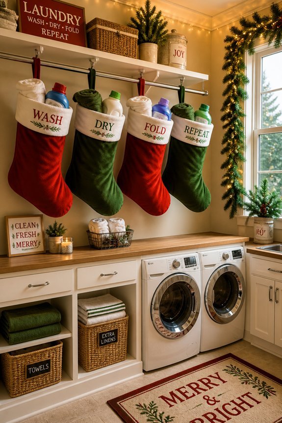 laundry essentials in stockings