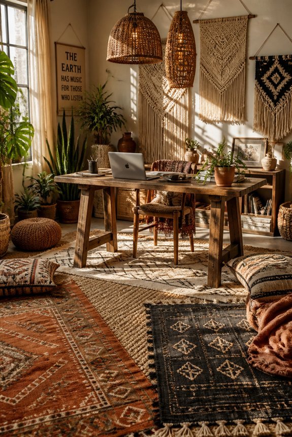 layer rugs for style