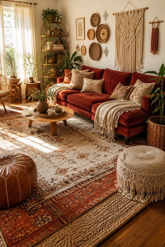 layered textures create warmth