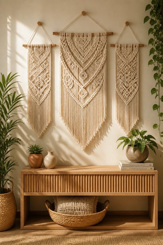 macram adds textured elegance