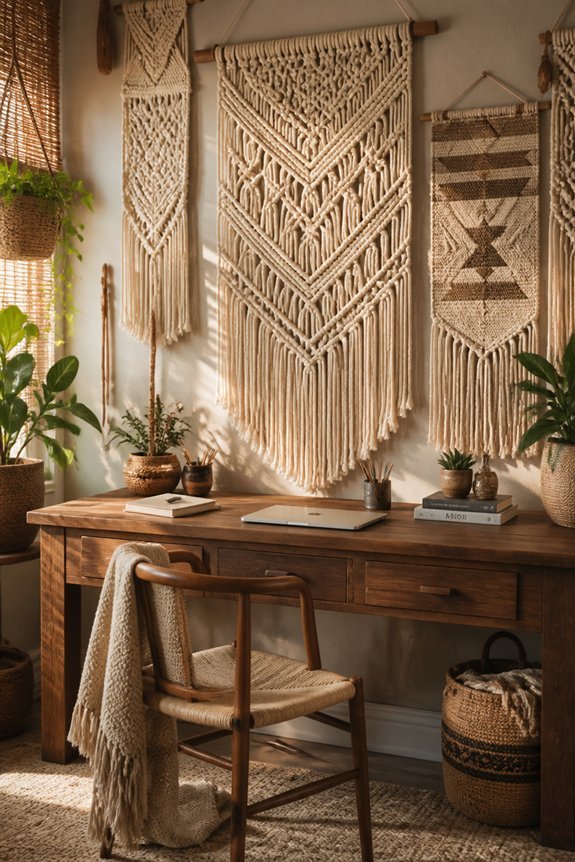 macram and tapestry decor