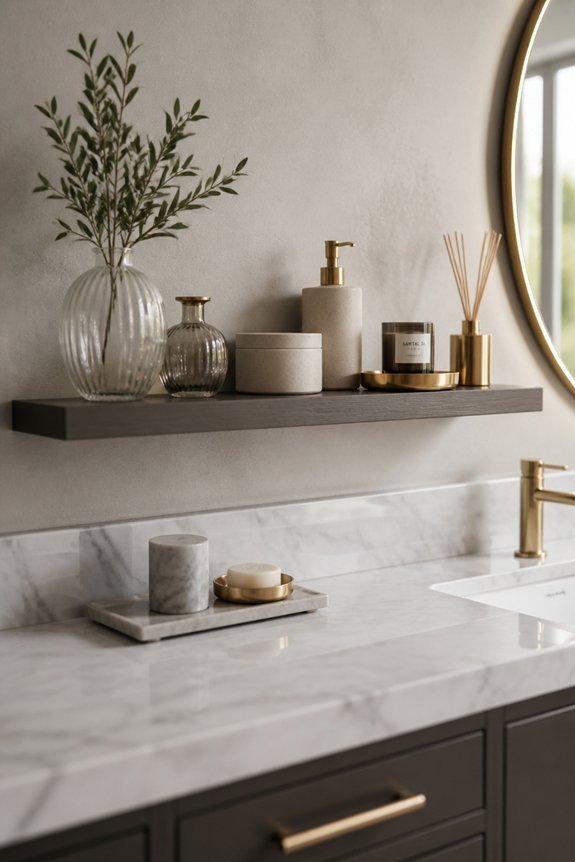 maximize vanity counter space