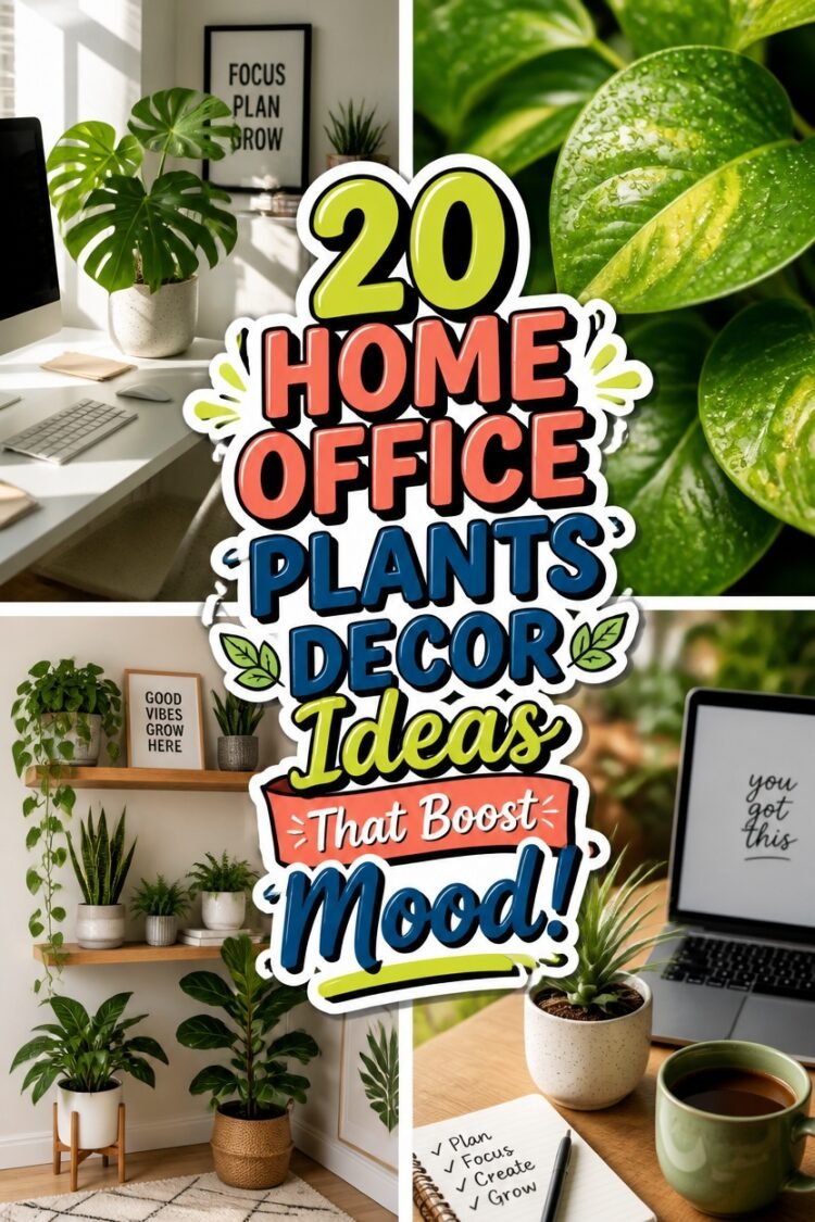 mood boosting home office plants