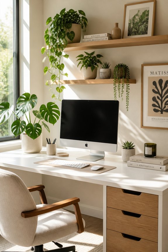 office friendly green plants