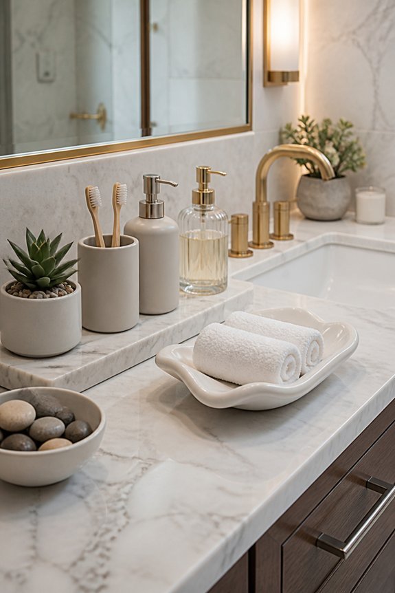organize bathroom clutter easily