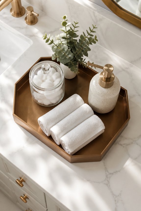 organize with stylish trays
