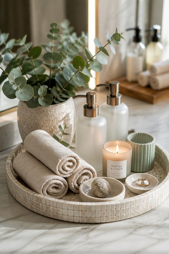 pampered bathroom guest essentials