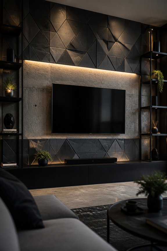 raw geometric concrete aesthetics