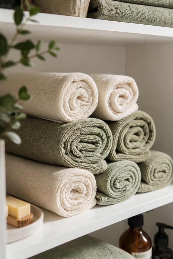 roll towels for style