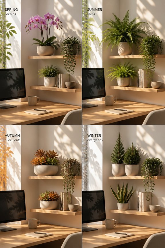 seasonal office plant rotation