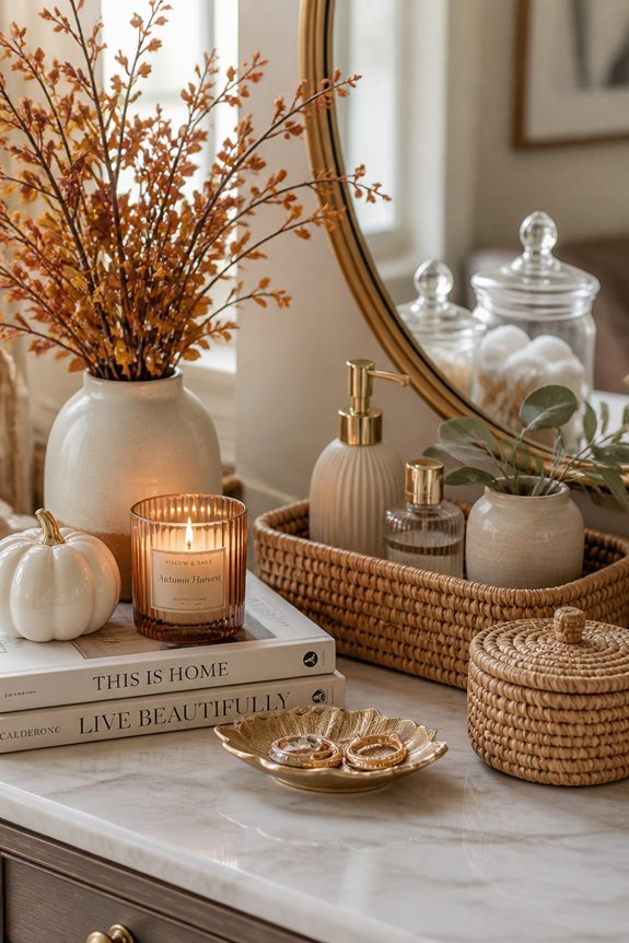 seasonal vanity accessory rotation