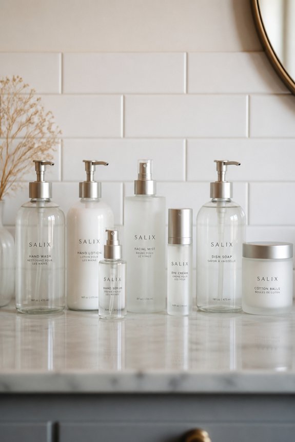 sleek refillable bathroom solutions
