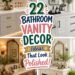 stylish bathroom vanity decor
