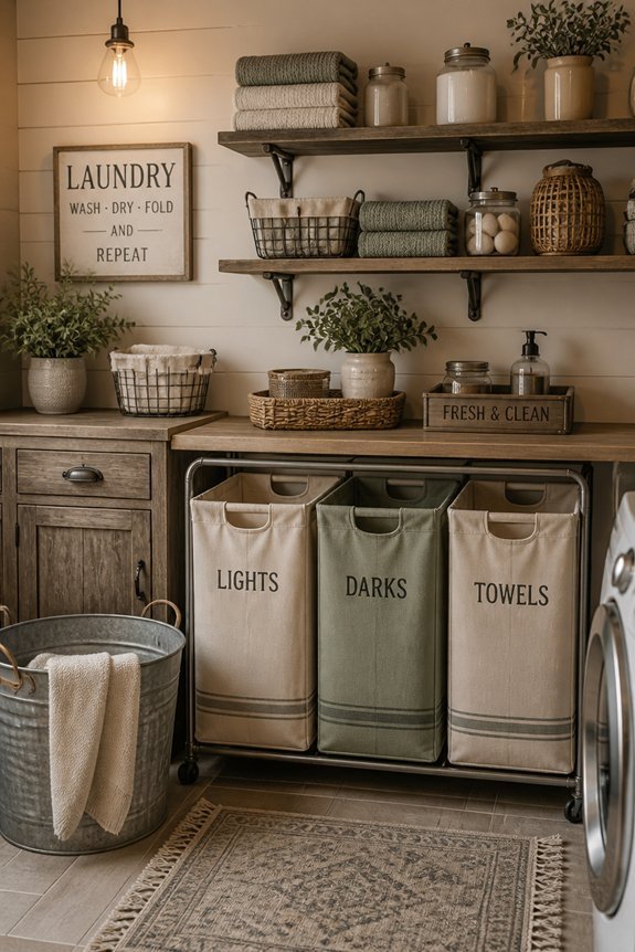 stylish organized laundry solutions