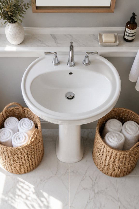 stylish storage solution baskets